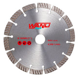 WANLI Turbo Segmented Diamond Saw Blades Cutting Granite Marble Concrete Hard Stones