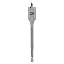 Load image into Gallery viewer, Flat Wood Bits,jashin tools,wood spade bit sizes,wood boring spade bit,spade wood bits,wood spade drill bit sizes