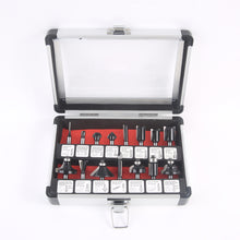 Load image into Gallery viewer, 15PC Router Bits Kit, DIYer Woodworking Tools