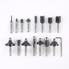 Load image into Gallery viewer, 15PC Router Bits Kit, DIYer Woodworking Tools