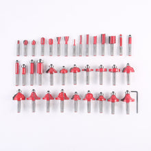 Load image into Gallery viewer, 35PC Router Bit Set Carbide-Tipped Wood Router Bit Assorted Set