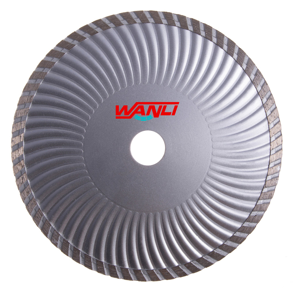 WANLI Cutting Disc Diamond Blade with Reinforced Core for Tough Stone Work