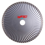 WANLI Cutting Disc Diamond Blade with Reinforced Core for Tough Stone Work