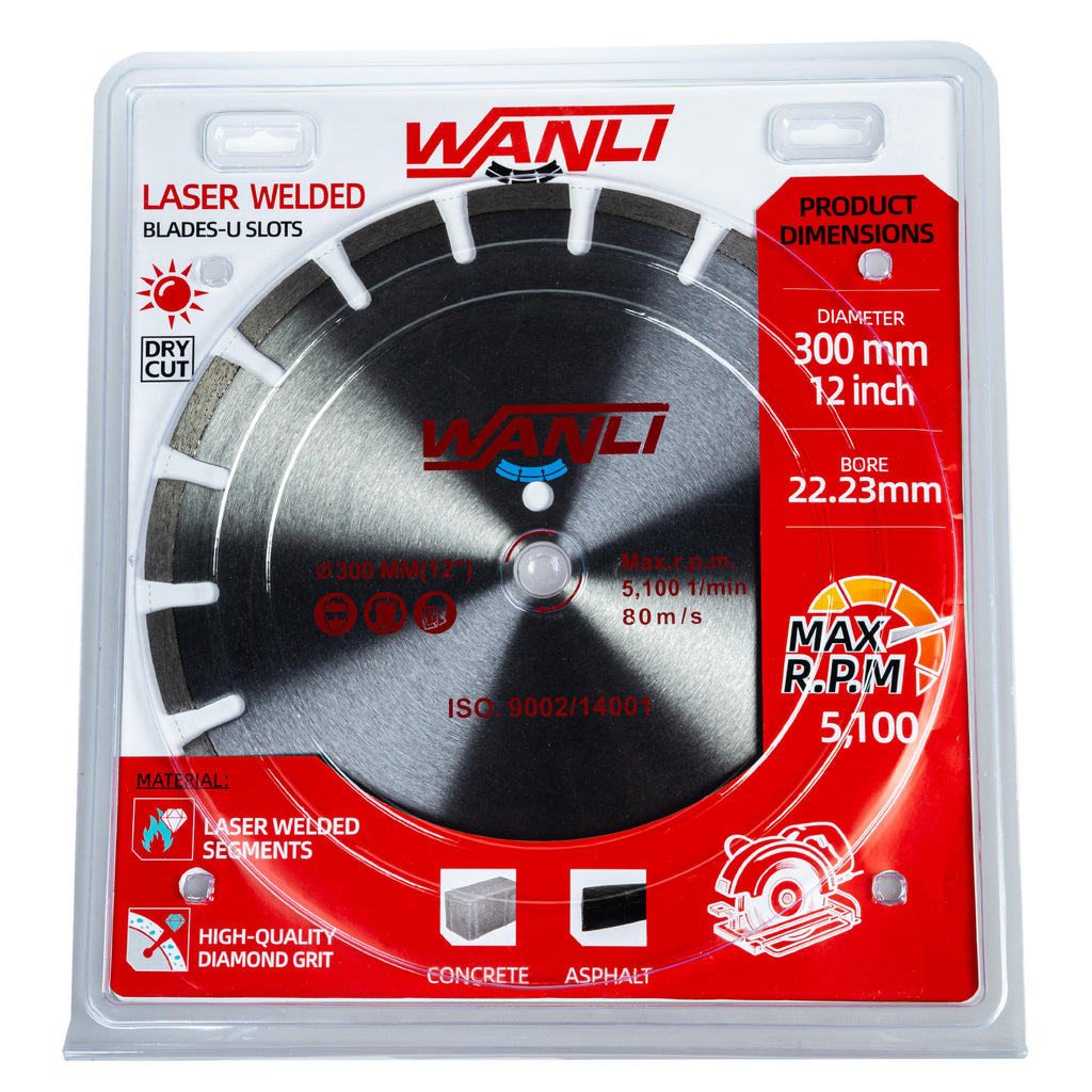 Laser Weld Blades-U Slots,jashin tools,asphalt diamond blade,laser weld cutter,diamond laser saw,laser welded diamond blade